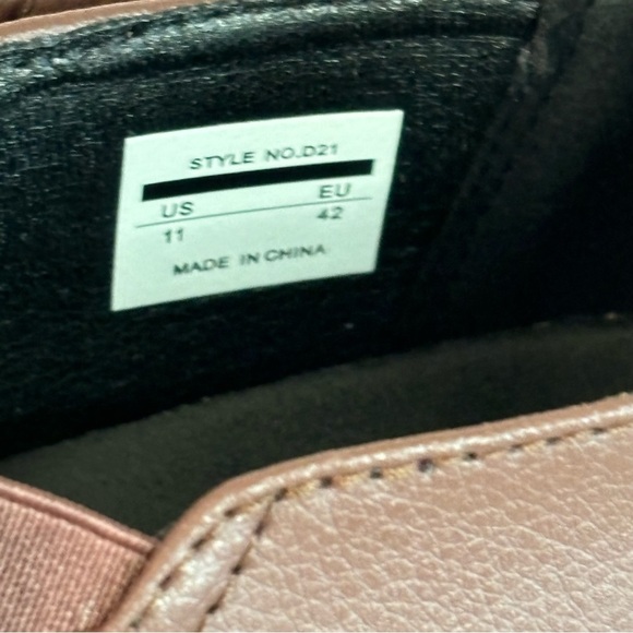 UZB Women's Slip-On Loafer Leather Non Slip Casual Dress Shoes 11 Brown - Picture 5 of 9